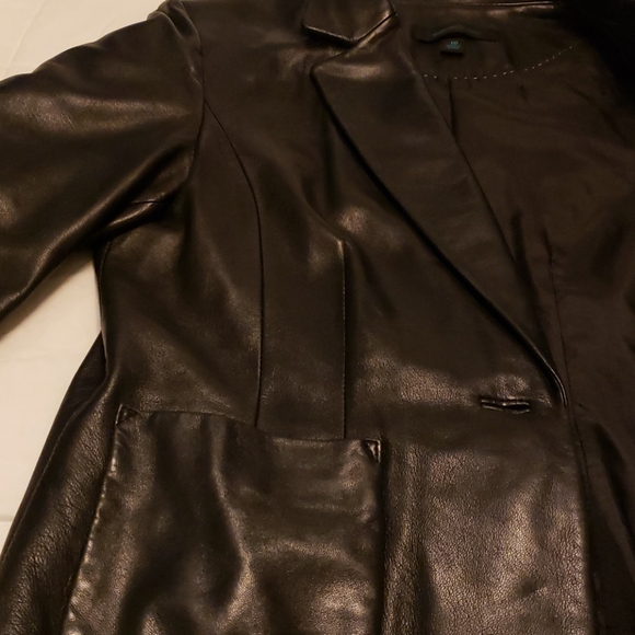Butter soft leather blazer - Picture 5 of 8
